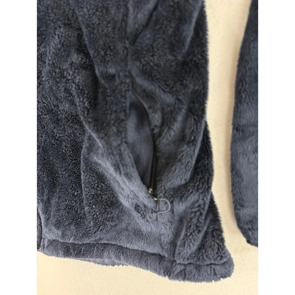 The North Face Osito Fleece Jacket Womens XL Navy Blue Full Zip NF0A3XBD
